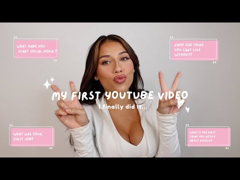 MY FIRST YOUTUBE VIDEO: Get To Know Me Q&A! 💕