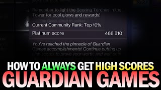 How to Always Get High Scores in Guardian Games, Every Time (On Every Strike) [Destiny 2]