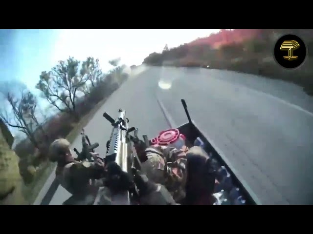 Fuerzas rusas aniquilan un dron enemigo usando metralletas