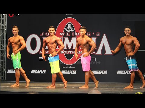 MEN PHYSIQUE SENIOR 1.70 m. (SEMIFINALES) – Mr. OLYMPIA SUDAMERICA 2017