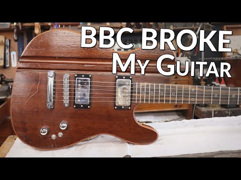 The BBC BROKE my Custom Guitar!  So let's fix it then!
