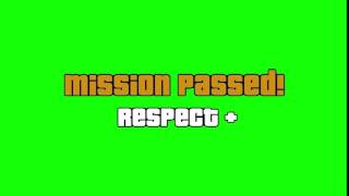 GTA Mission Passed   Green Screen HD Chroma key
