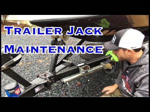 DIY Boat Trailer Jack Maintenance