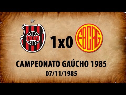 G.E.Brasil 1x0 Riograndense-RG - Campeonato Gaúcho 1985