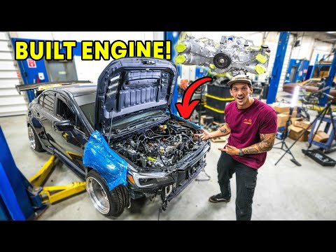 WRX Gets 600hp IAG BUILT ENGINE!! | Engine Install