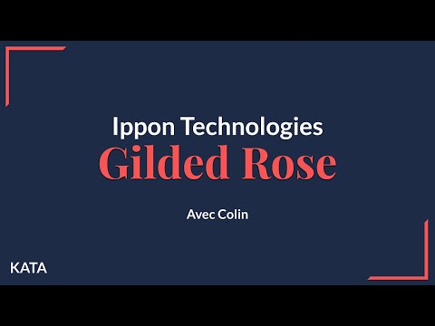 KATA : Gilded Rose avec Colin