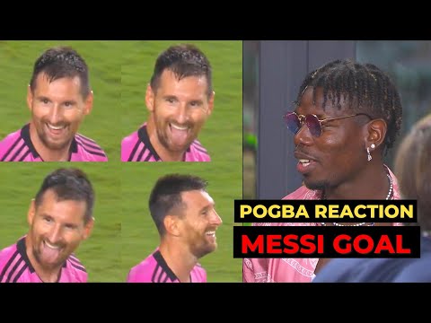 Pogba reaction to Messi crazy goal vs Charlotte