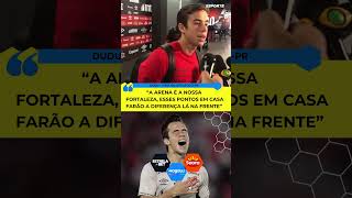 "ARENA É FORTALEZA!" Dudu celebra vitória do Athletico sobre o Santos 🔴⚫
