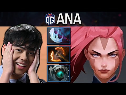 OG.ANA SMURF ANTI-MAGE WITH 24 KILLS & BATTLEFURY - DOTA 2 PRO GAMEPLAY