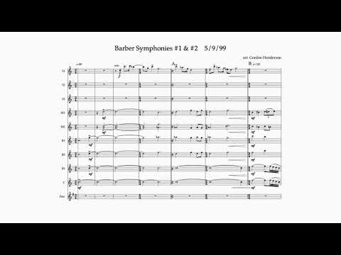 Santa Clara Vanguard 1999 - II. Barber Symphonies #1 & #2, 5/9/99