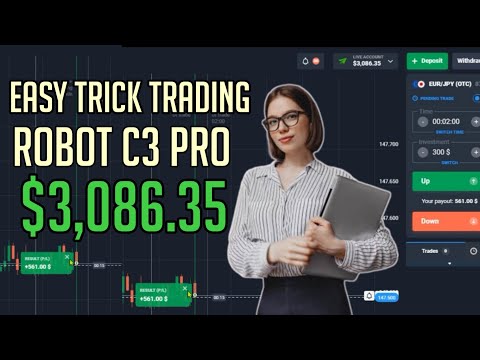 Easy Trick Trading Robot C3 Pro - in Binary Option - $10 to $3,086.35 || 100% Work
