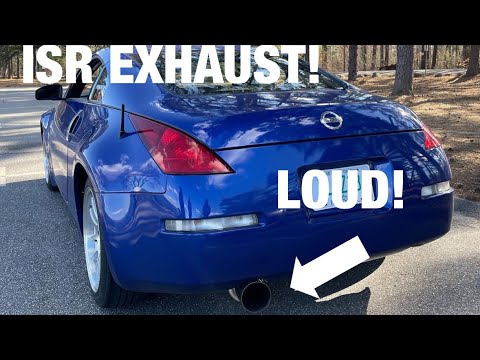 350Z gets ISR Y-Pipe and ISR Single Exit!