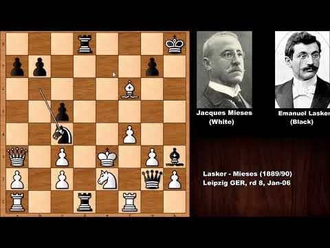 What a Blunder at Game 8: Lasker vs Mieses (1890)