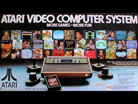 Retro Gaming – Atari 2600 Commercial from 1980s – 4‑Switch Vader Console