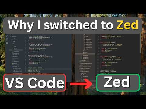 VS Code vs Zed. My Choice