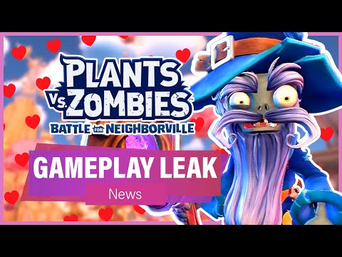 LEAKED WIZARD ZOMBIE GAMEPLAY (News) - Plants vs Zombies: Battle for Neighborville