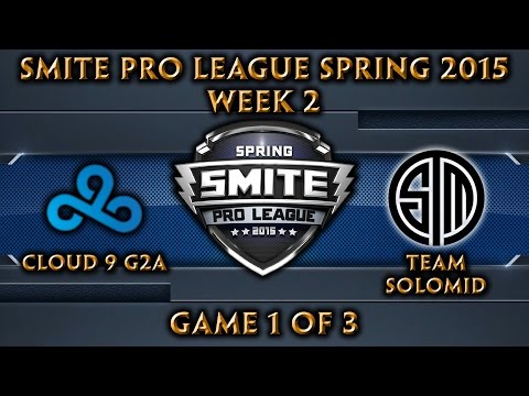 Smite Pro League: NA Week 2 - Cloud 9 g2a vs. Team SoloMid (Game 1 of 3)