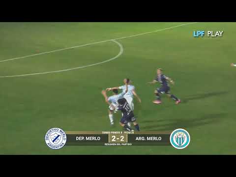 Deportivo Merlo 2-2 Argentino (M). Fecha 20. Primera B Metropolitana