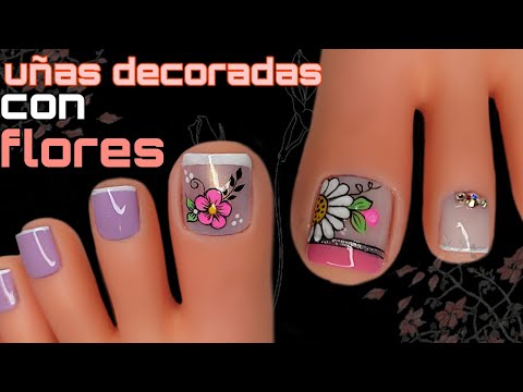 Uñas decoradas con flores 🌸😍#uñasdecoradas #miarteentusuñas
