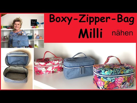 Boxy-Zipper-Bag "Milli", das praktische Täschchen