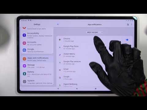 How to Turn On/Off App Notifications on LENOVO TAB P12 PRO – Manage Notifications