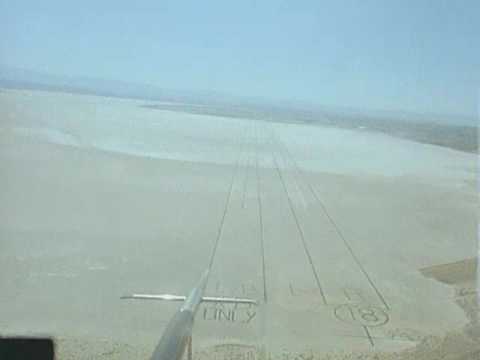 HL-10 Cockpit View of Approach and Landing at Edwards AFB