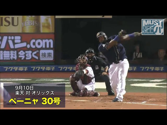 《MUST SEE パ》熾烈!! パ・リーグ本塁打王争い!! 最後に勝ち残るのは誰だ!?