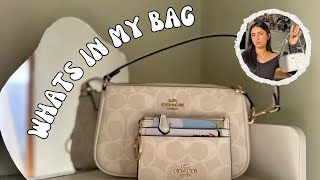 What’s in a small bag of a 19 year old? Coach Nolita 19!