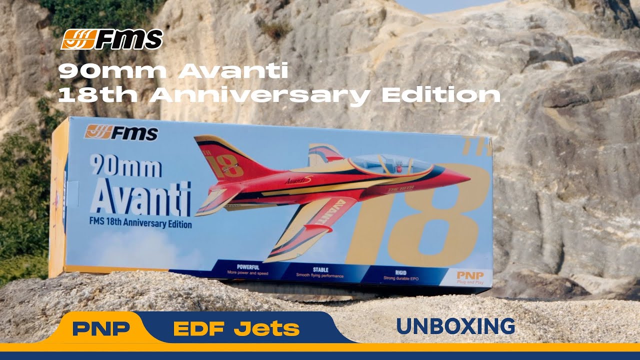 FMS 90mm Avanti PNP EDF Jet — 18th Anniversary Edition | FMS Hobby
