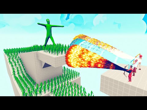 100x ZOMBIE + 1x GIANT vs EVERY GOD - Totally Accurate Battle Simulator TABS