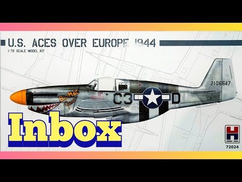 Hobby 2000 72024 P-51B Mustang U.S. Aces over Europe 1944 - inbox 4k