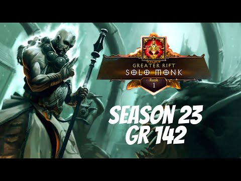 DIABLO 3 SEASON 23 SOLO MONK RANK 1 EU GR 142