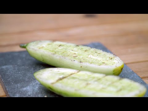 Grilled Cucumber: Stone Barns CSA