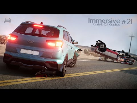 Immersive Realistic Car Crashes #21 - BeamNG Drive