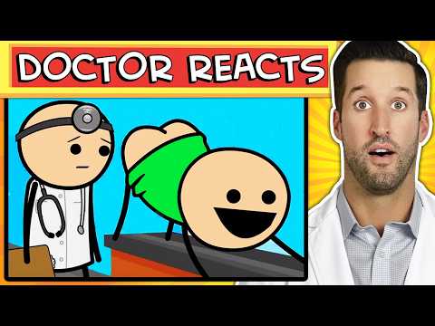 Doctor ER Reacts to Cartoon YouTuber Injuries | Compilation
