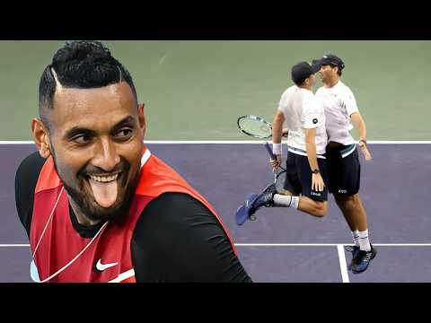 Crazy Nick Kyrgios vs. GOATs of Doubles | Tennis Craziest Match EVER (ft. Jack Sock)