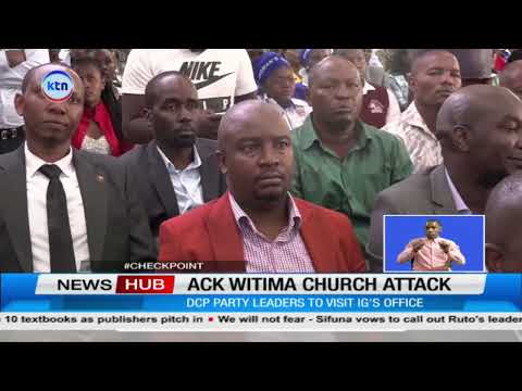 ACK Witima Church attack: Gachagua demands accountability over tear gas incident