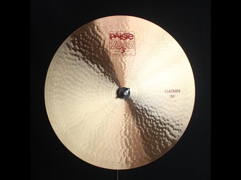 Paiste 20" 2002 Flat Ride - 2151g (video demo) image 2