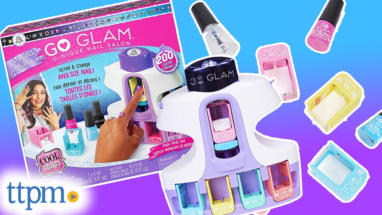Cool Maker Go Glam U-Nique Nail Salon Mani-Pedi Set from Spin Master Instructions + Review!