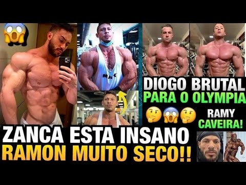 ZANCA ESTÁ ENORME E RAMON MUITO SECO - DIOGO IMPRESSIONANTE - BIG RAMY ESTILO CAVEIRA E MAIS