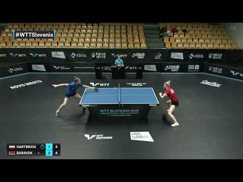 Leonie Hartbrich vs Katsiaryna Baravok | WTT Contender Novo Mesto 2021 | WS | Qual