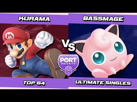 Port 6 Top 64 - Kurama (Mario) Vs. BassMage (Puff) SSBU Ultimate Tournament