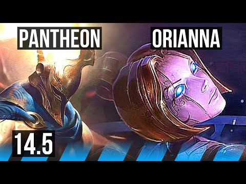 PANTHEON vs ORIANNA (MID) | 9/2/9, 400+ games | NA Master | 14.5