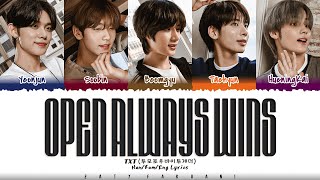 Download lagu TXT (투모로우바이투게더) - 'Open Always Wins' Lyrics [Color Coded_Eng] mp3