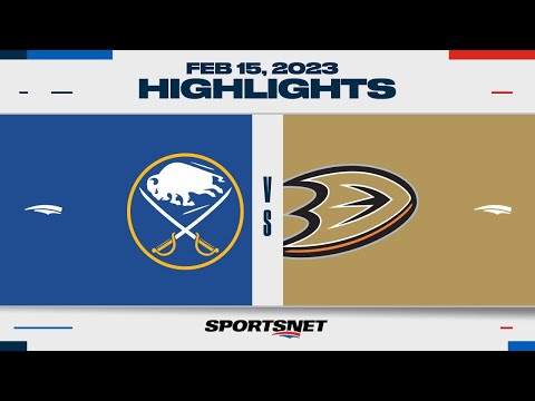 NHL Highlights | Sabres vs. Ducks - February 15, 2023