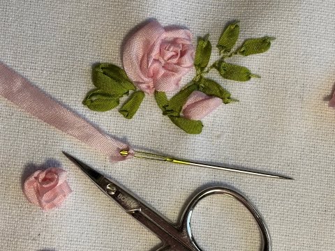 Silk ribbon embroidery basics