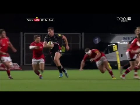 London Welsh turnstile tackling on Mark Atkinson
