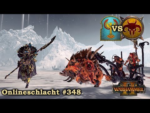 Settras Streitwagen -Gruftkönige vs Tiermenschen - #348 Total War: Warhammer 2 Deutsch