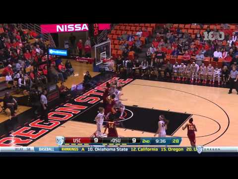 W Basketball: USC 52, OSU 76 - Highlights (2/19/16)