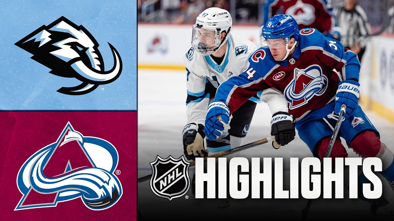 Mammoth vs. Avalanche | NHL Highlights | September 20, 2026